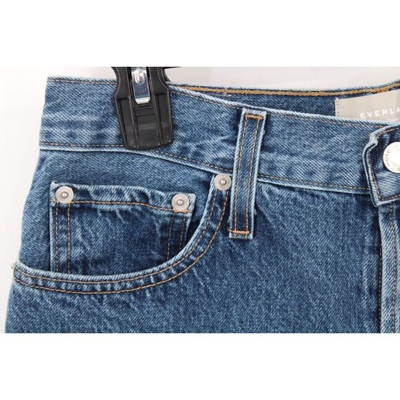 EVERLANE 90'S CHEEKY JEANS HIGH RISE NO STRETCH SIZE 28 NWT - Picture 3 of 8